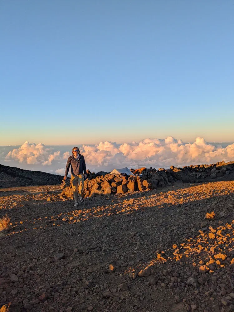 Storming the Piton des Neiges