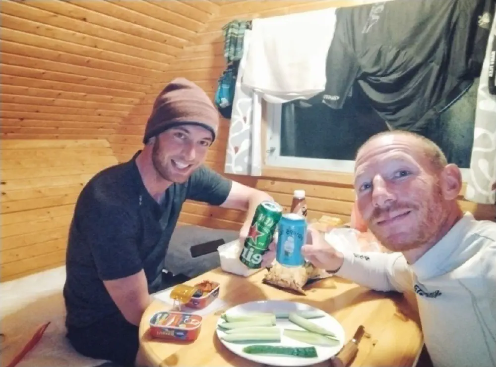 Fin de journée en Laponie