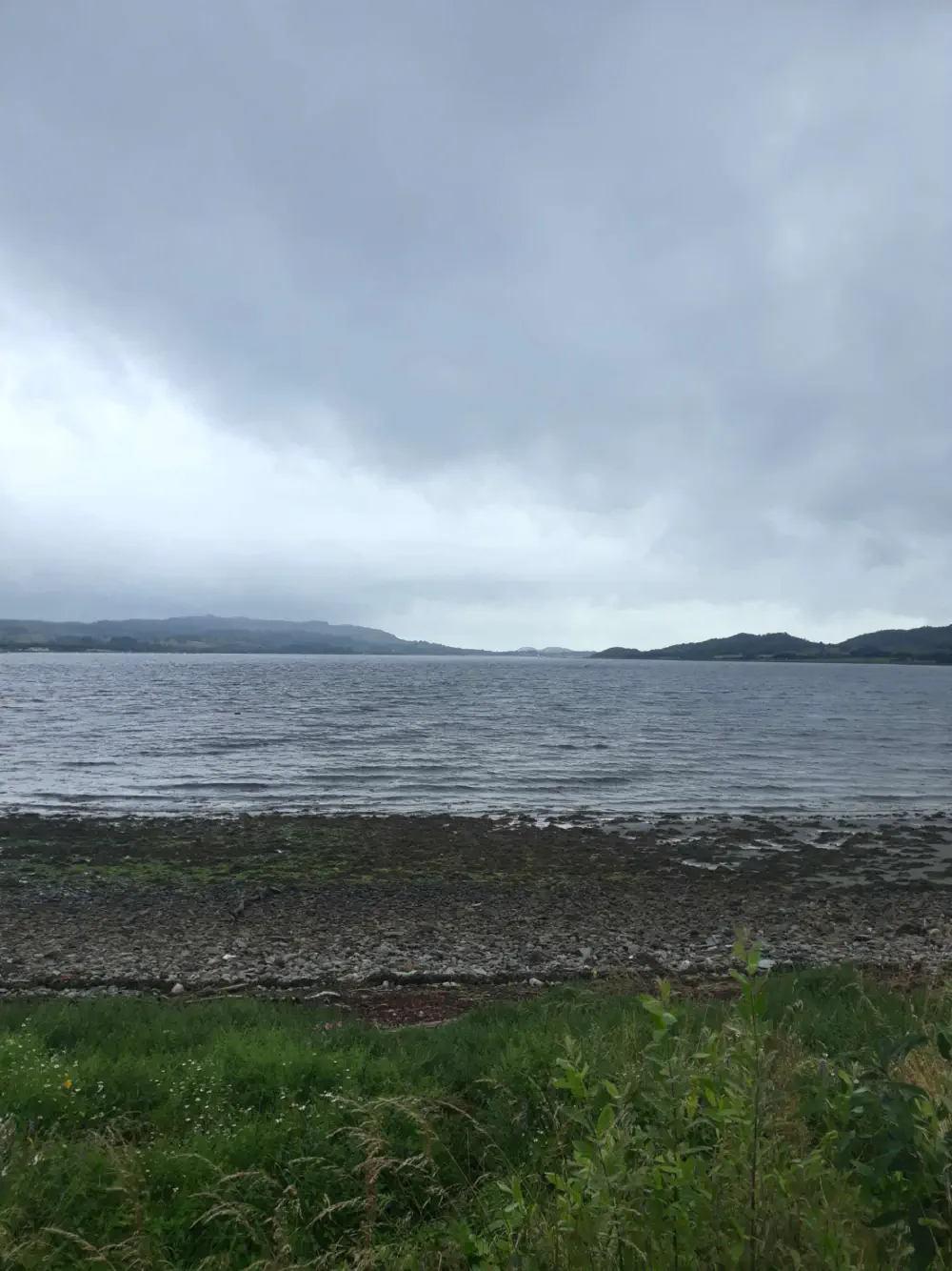 Paysages écossais sous la pluie
