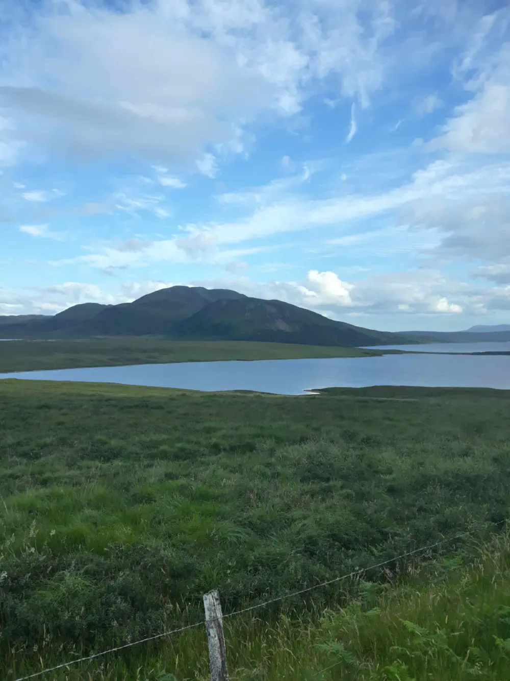 Coucher de soleil sur les montagnes